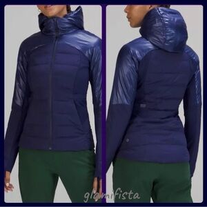 NWT Lululemon Down For it All Jacket Night Sea Shine 🌑 Various